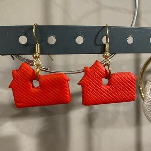 HOME ALONE HOUSE EARRINGS